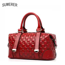 SUWERER Новая модная женская сумка из натуральной кожи женские сумки женские роскошные дизайнерские сумки женские сумки