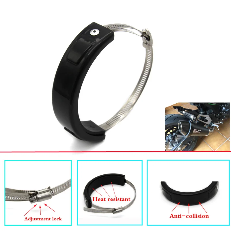 

For HONDA X-ADV XADV Silencer Round Oval Exhaust Protector Can Cover Motorcycle SCOPE 100MM-140MM Protect