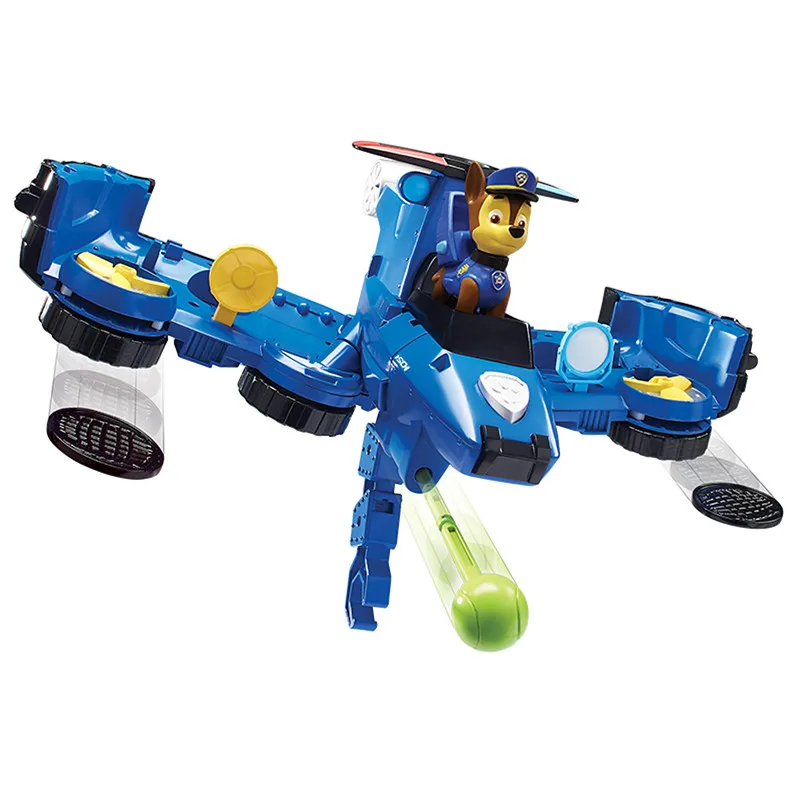 

Paw Patrol dog patrol car Flip Fly Vehicle toys Can Have Fun With This 2-in-1 Vehicle Transforming From Bulldozer to a Jet Kids