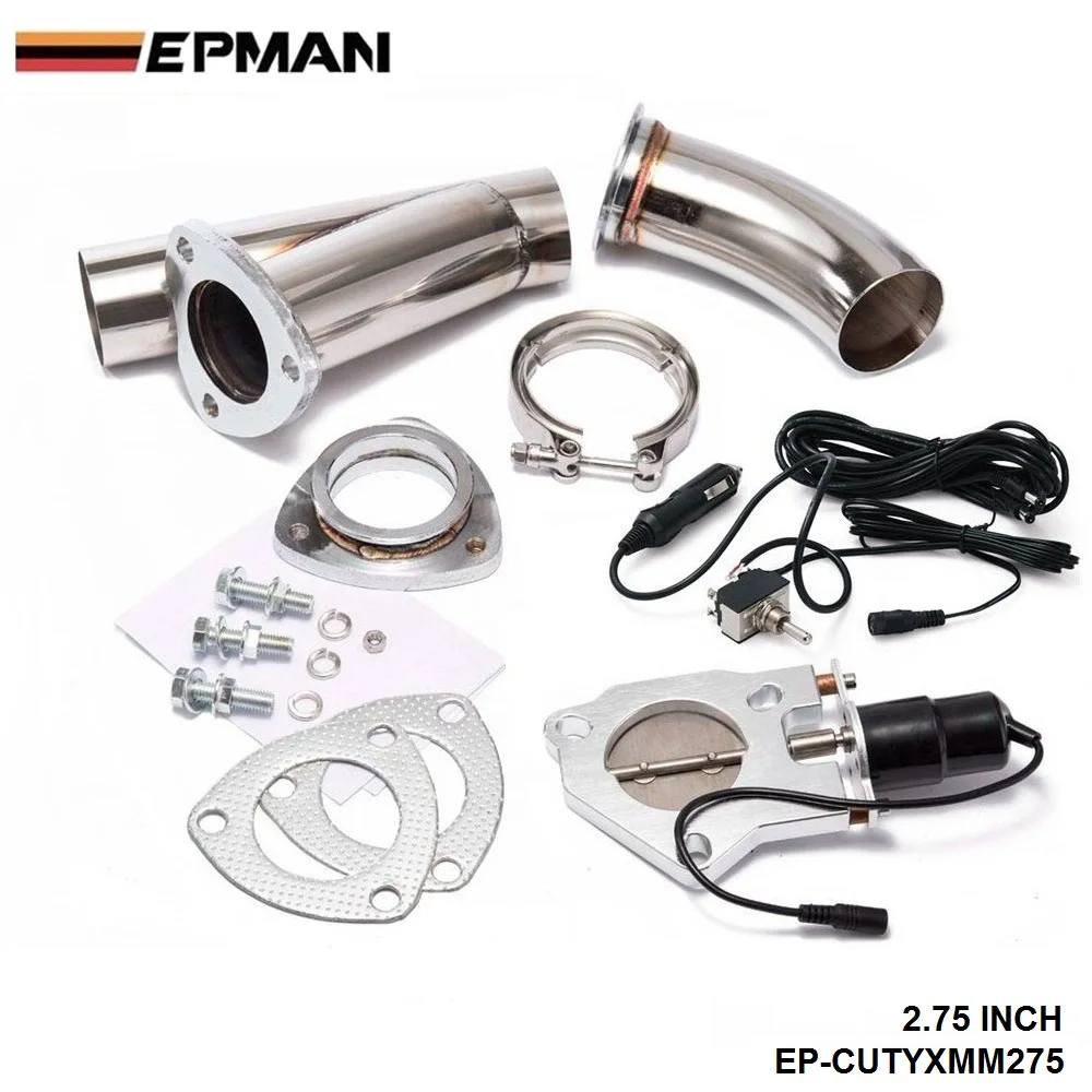 2.75" Electric Cutout/E Cut Out Valve System W/O Switch for Exhaust