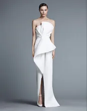 Wunderschöne Vent Schatz Abendkleider 2016 Abendkleider Sexy Meerjungfrau Satin Lange Gefaltete Partei Kleider Plus Größe