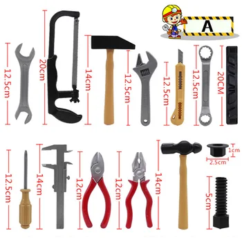 

14Pcs/Set Repair tool Play House Toys Model For Baby Early Learning Educational Toys Home Plastic Simulation Tools