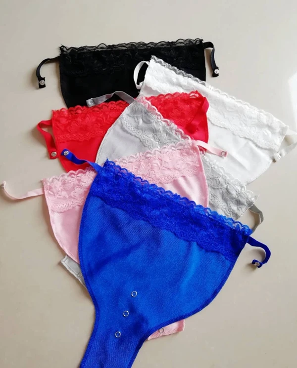 

New Design 1pcs Quick Clip on Mock Camisole by Snap to Bra Lady Lace Bra Insert Overlay Modesty Panel Vest Cleavage Control