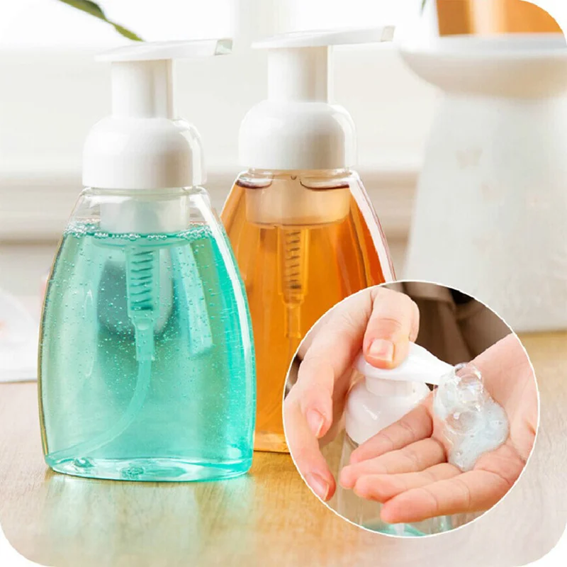 

250ml - 600ml Empty Pump Dispenser bottle empty cosmetic container Refillable shampoo Liquid Press Foaming Cleaner Bottle