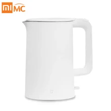 Xiaomi Mijia Электрический чайник 1.5L авто защита от потери мощности умный бойлер мгновенный нагрев чайник из нержавеющей стали
