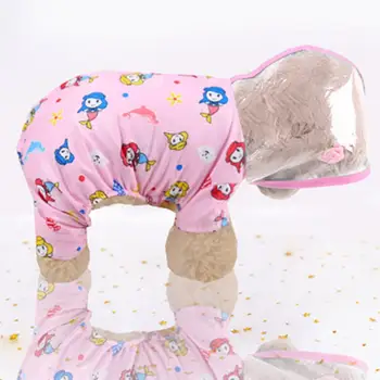 

Summer Outdoor Puppy Pet Rain Coat S-XL Hoody Waterproof Jackets PU Raincoat for Dogs Cats Apparel Clothes Wholesale
