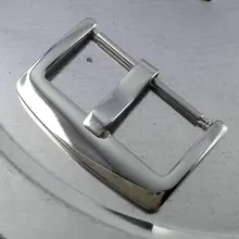 28 мм полированная нержавеющая сталь 316L Пряжка подходит parnis военные часы