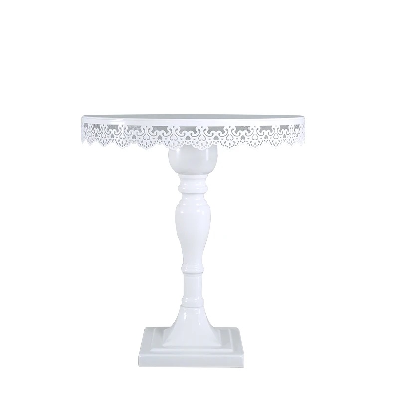 

Party Home Round metalCake Stand White European Style Cake Shelf Rack Holder for Wedding Party Decor Cake Dessert Serving Tools