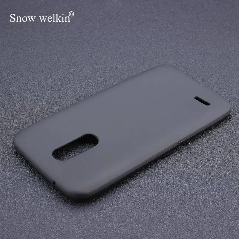 Тонкий мягкий силиконовый чехол Snow Welkin из ТПУ с защитой от скольжения для LG K10 2018 +