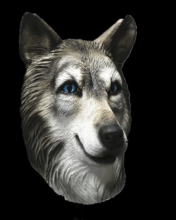 

Crazy & Terror Animal Wolf Full Head Latex Mask For Made up Party Cosplay