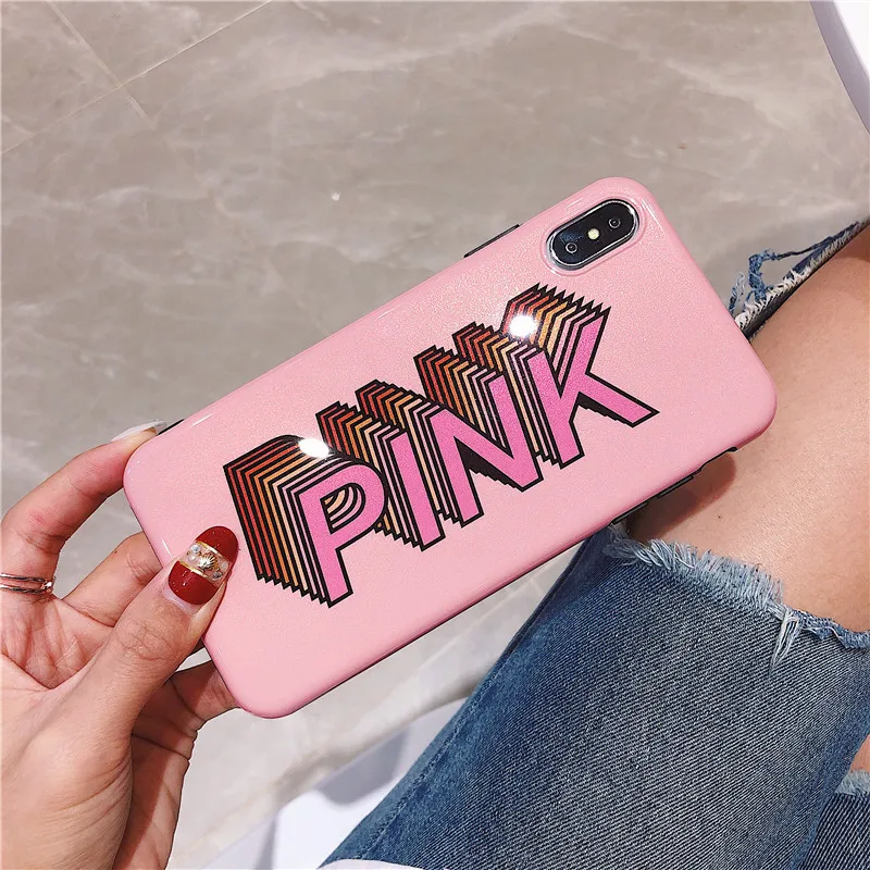 

100PCS Luxury Glitter Bling Case For iphone 6 6s 7 8 8plus Case Fashion Pink Cover Phone Cases For iphone X XS XR XS MAX Coque