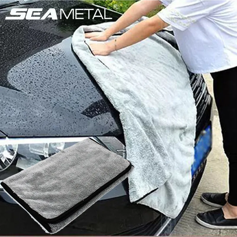 

Super Absorbent Car Wash Towel Microfiber Cars Windshield Washing Towels Auto Detailing Cleaning Drying Cloth Hemming For Toyota