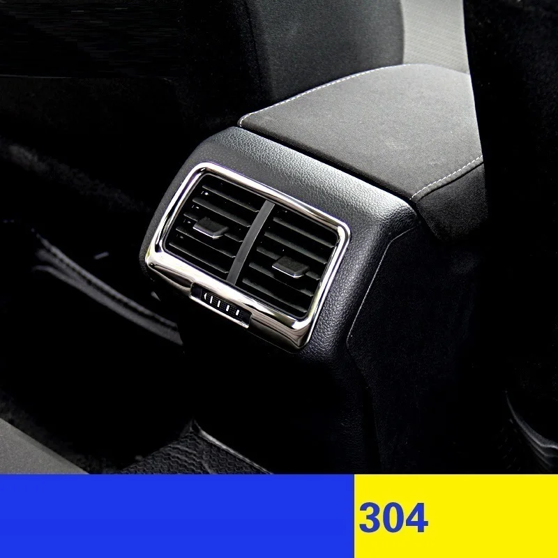 1A10C rear air conditioning outlet decorative Sequin 809b interior trim 7 FOR Volkswagen Golf for dongfeng peugeot 408 rail for box after the air conditioning outlet 408 central air rear outlet non destructive installation