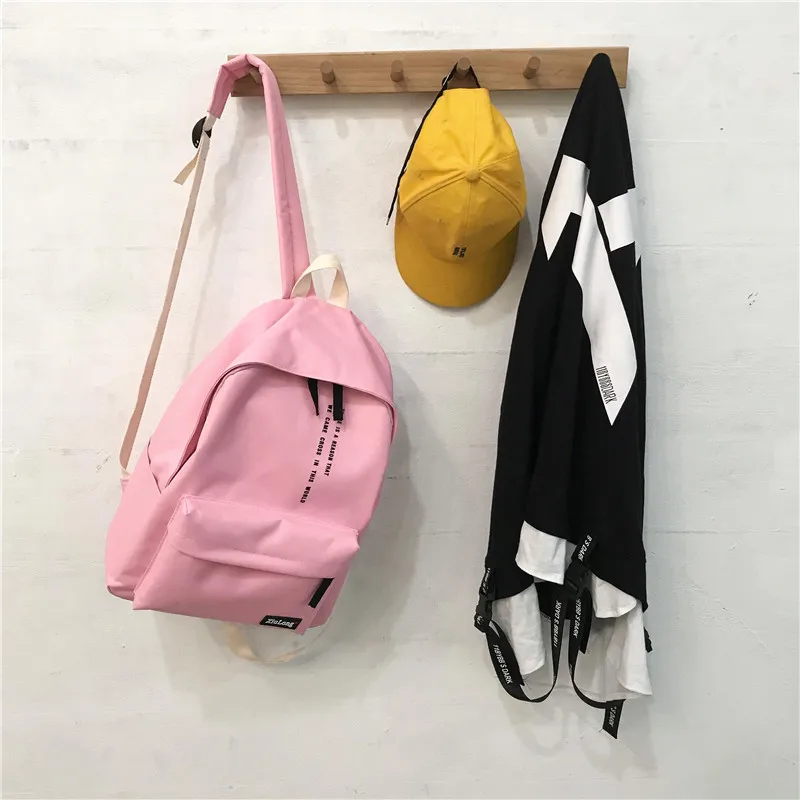 New Fashion Women Nylon Backpack Schoolbags School Backpack for Girl Teenagers Boys Children Travel Bags Rucksack Mochilas