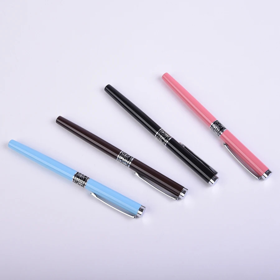 

Wingsung 1pc/lot Black Fountain Pen Hooded Nib 0.5mm Metal Writing Ink Financial Pens School Office Supplies Stationery