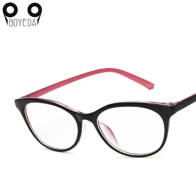 

BOYEDA New Fashion Women Cat Eye Eyeglasses Frame Optical Glasse Frame Retro Eyeglasses Computer Glasses Ultralight Frame