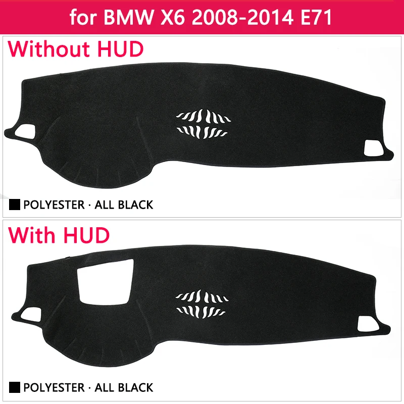 Для BMW X6 E71 2008 ~ 2014 Противоскользящий коврик на приборную панель Зонт приборной