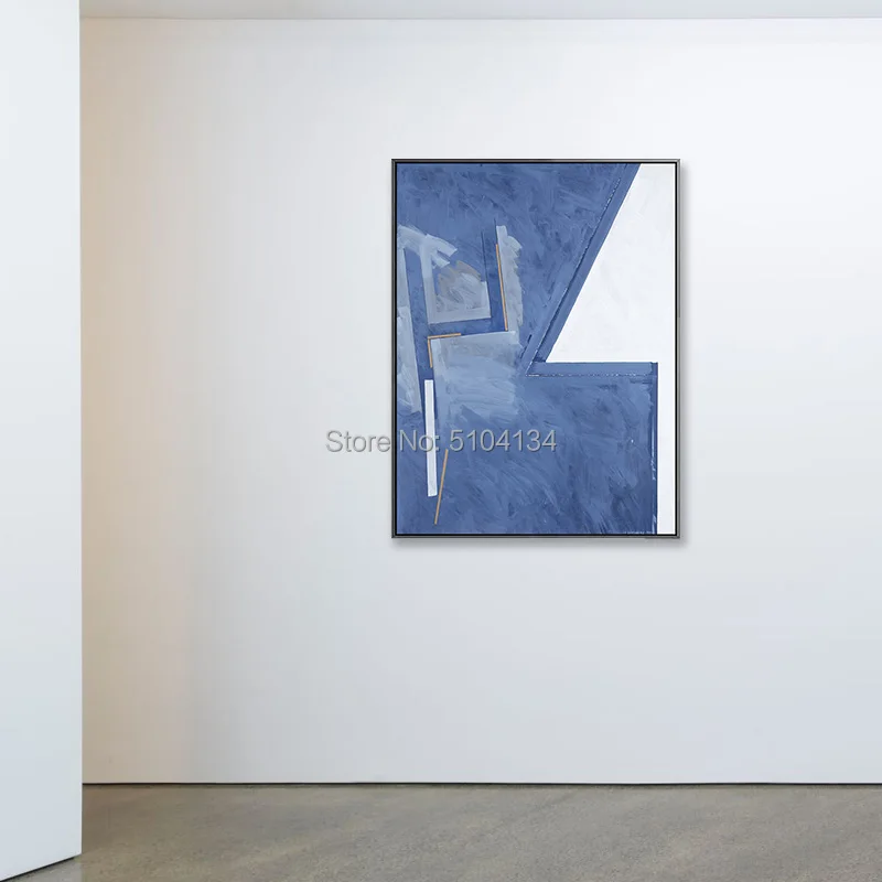 Art Hand painted Abstract Color Block Oil Paintings Abstract canvas Oil Painting wall painting for Living Room home Decoration
