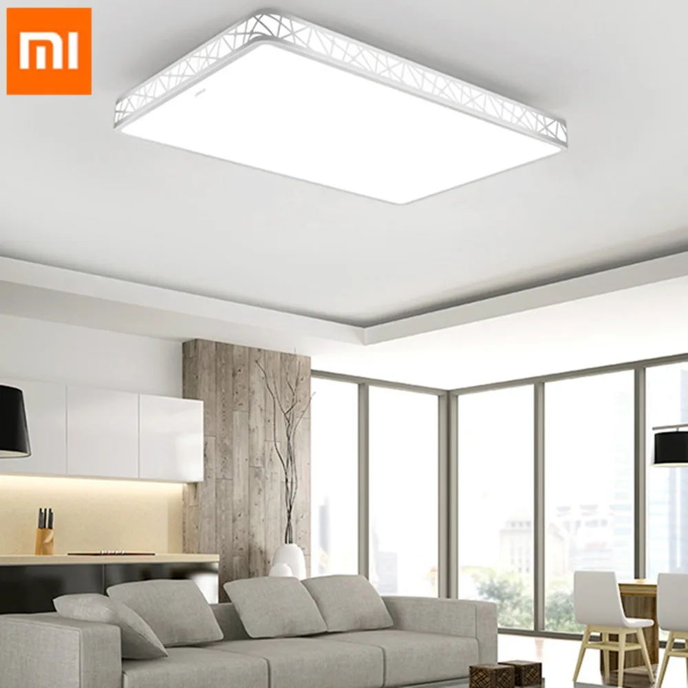 Xiaomi Mijia умный светодиодный потолочный светильник Простой полый дизайн защита