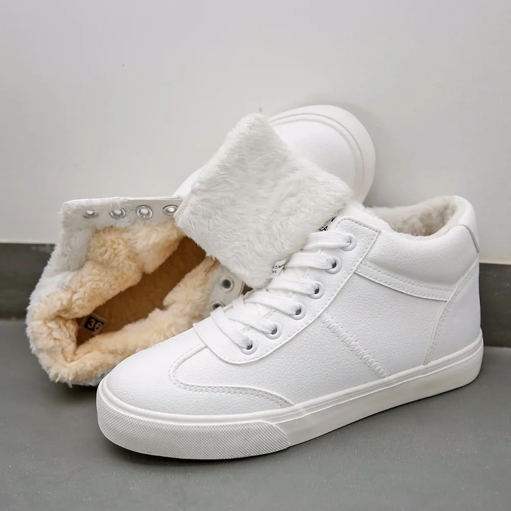 2016 winter plus velvet boots female sweet thicken...