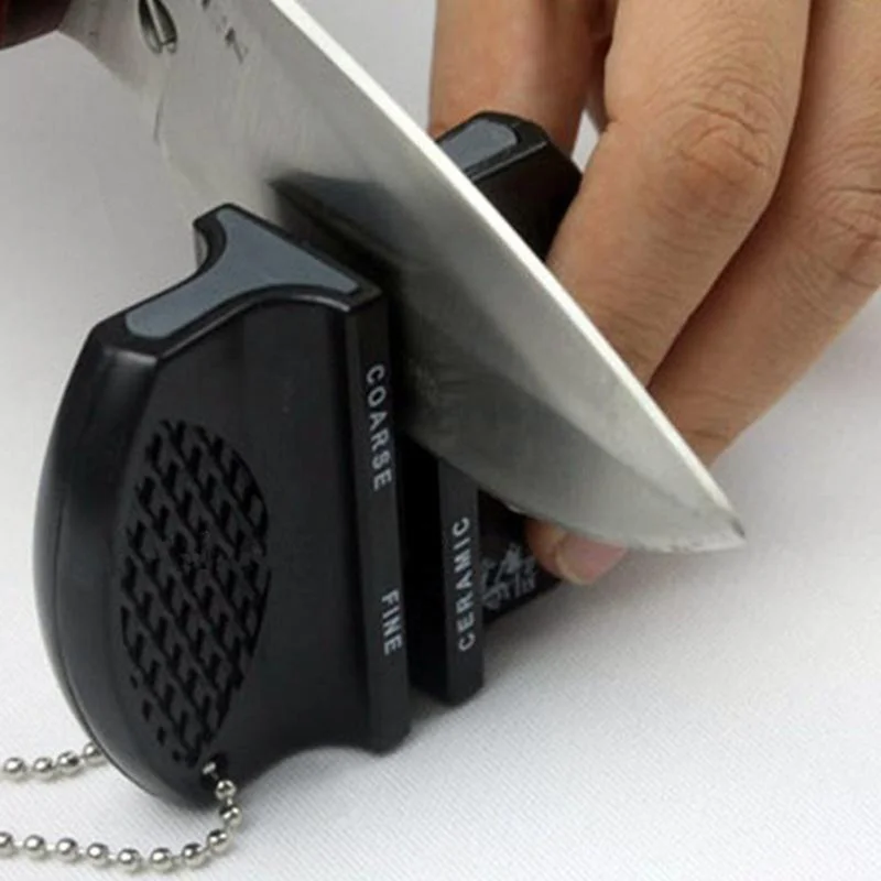 

Knife Sharpener Tool Easy Safe Use Sharpen Kitchen Chef Knives Scissors Sharpening System Mini Blade Sharpener Household Gadget