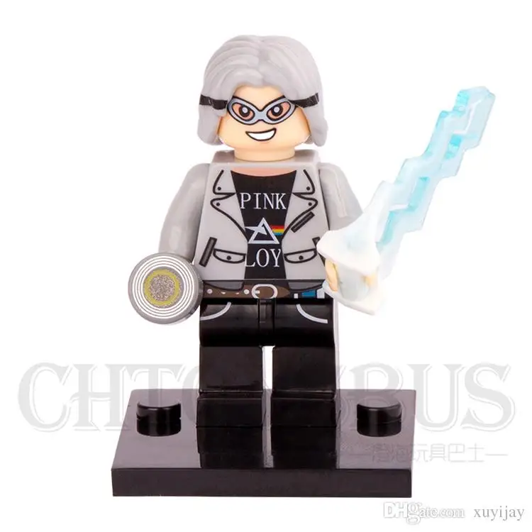 

Single Sale X-MEN Apocalypse QuickSliver Professor X MARVEL SUPER HEROES Minifig Assemble Model diy Building Blocks Kid Toys