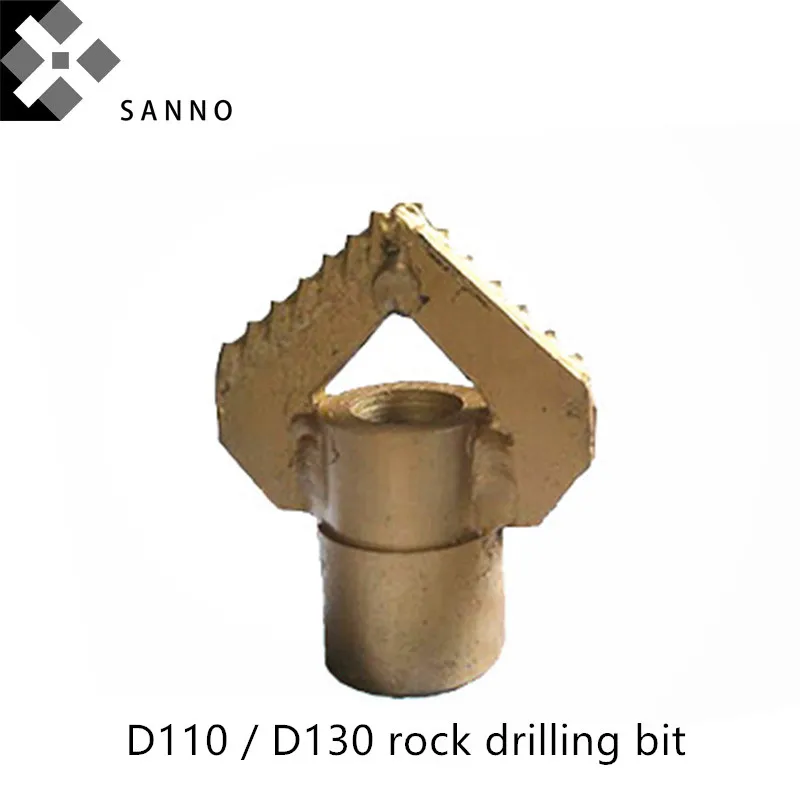 

D110 / D130 двухлопастная буровая добыча из сплава, геологические перфорационные сверла, подходит для 50 буровых инструментов, труб