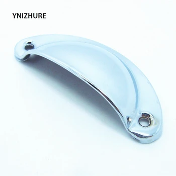

20pcs 81*33mm Promotion Direct Selling Vintage Cabinet Knobs And Handles Shell Furniture Handle Antique Metal Kitchen