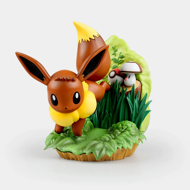 14 см TAKARA TOMY Покемон фигурка аниме фильм Пикачу Eevee ПВХ фигурка Покемон фигурка игрушка модель куклы, детский подарок с коробкой