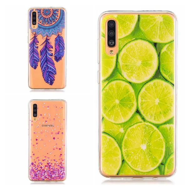 Ultra slim soft tpu cover for samsung galaxy A10 A30 phone case silicon cartoon cute coque Samsung A50 A70 Cases clear |