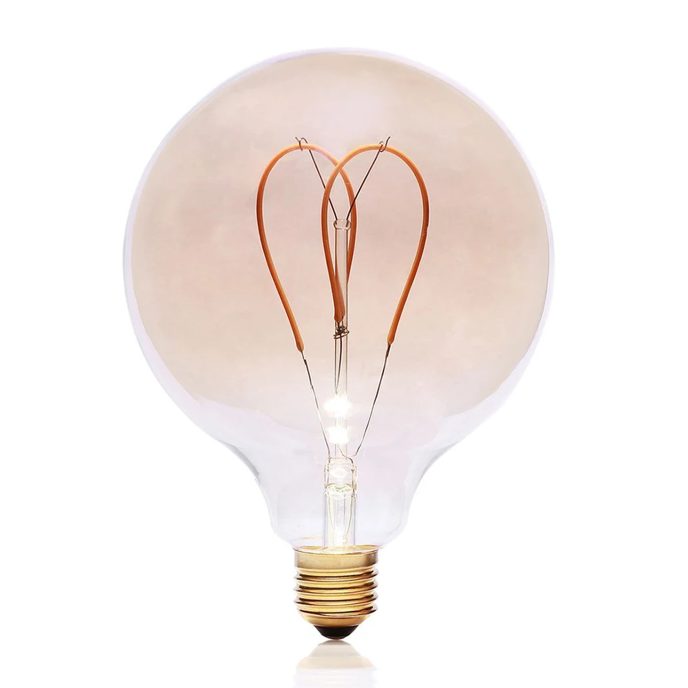 Винтажная Светодиодная лампа Эдисона G125 220 В переменного тока 4 Вт|led edison bulb|led