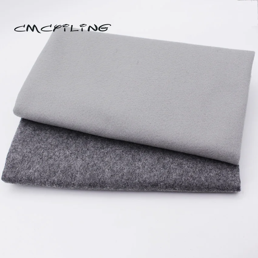 CMCYILING Gray Series Soft Felt Fabric For Needlework Sewing Felts