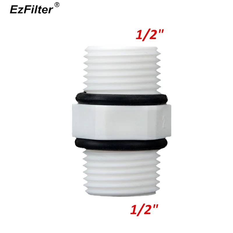 

10PCS High Strength Nylon 1/2" BSP Equal Male Straight Quick Connector & Plastic Quick Connect Fittings For RO Water System