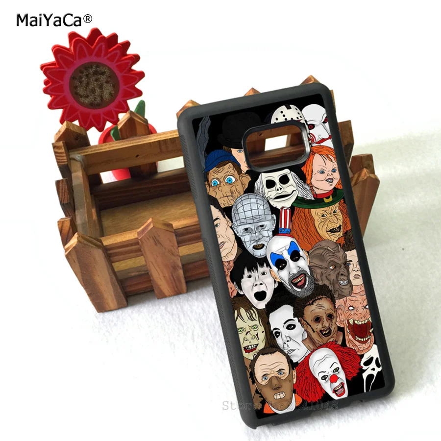 funny horror movie silicone phone case for samsung s4 s5 s6 s6edge plus