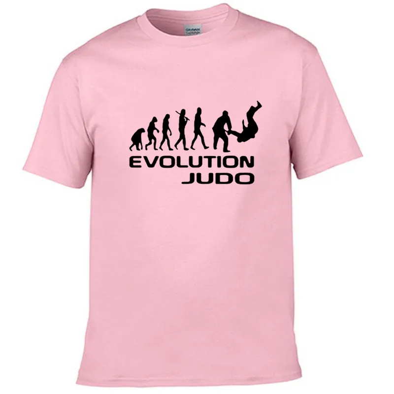 Мужская футболка с круглым вырезом evolation Of Judo хлопковая коротким рукавом для