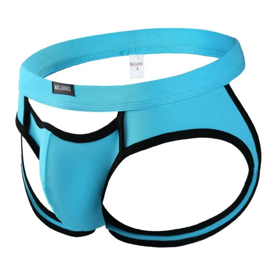 Brand Mens Thong Tanga Underwear Jockstrap Sexy Cotton Solid Jock