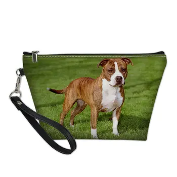 

Makeup Bags Terrier Dog 3D Pattern Cosmetics School Pencil Bag for Children Mai Women Portable Pen Case Pouch