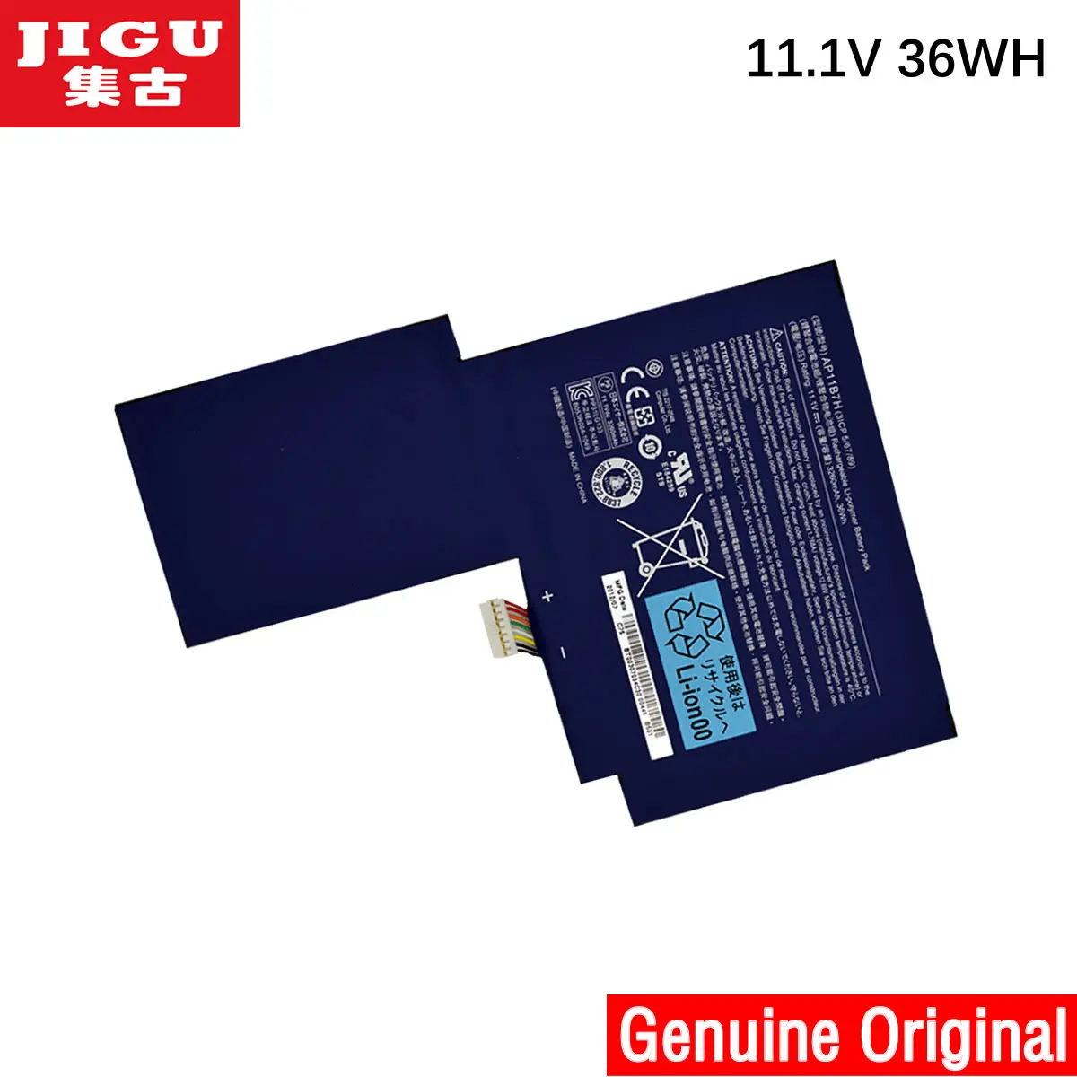 

JIGU AP11B3F BT.00303.024 AP11B7H BT.00307.034 Original Laptop Battery For Acer Iconia W500 W500P