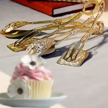 Качественный зажим для хлеба посеребренный Модный пищевой зажим для торта фрукты