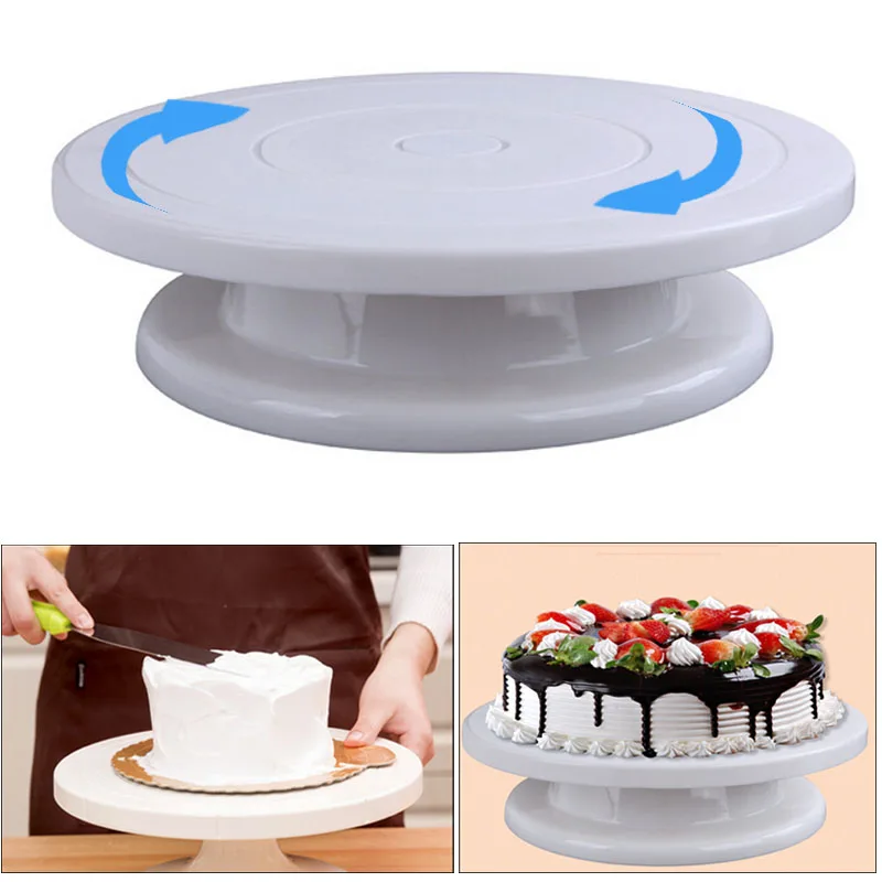 10-inch-High-quality-Cake-Stand-Craft-Turntable-Platform-Cupcake-Swivel-Plate-Revolving-Cake-Baking-Decorating