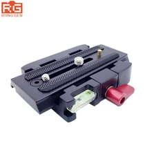 Лега ди алюминиевый treppiedi di Водонепроницаемая камера для монопод P200 QR зажим адаптер+ пиастра в sgancio Rapido для Manfrotto