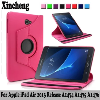 

360 Degree Rotating Leather Smart Flip Stand Cover Case for Apple iPad Air 2013 Release A1474 A1475 A1476 Coque Funda shell