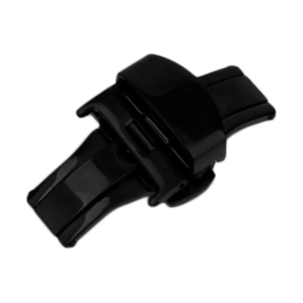 

18MM/20MM/22MM Black Color Stainless Steel Watch Buckle Durable Double Folding Butterfly Deployment Clasp Watch Accessories