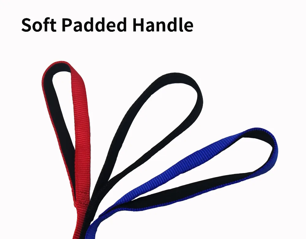service dog leash black