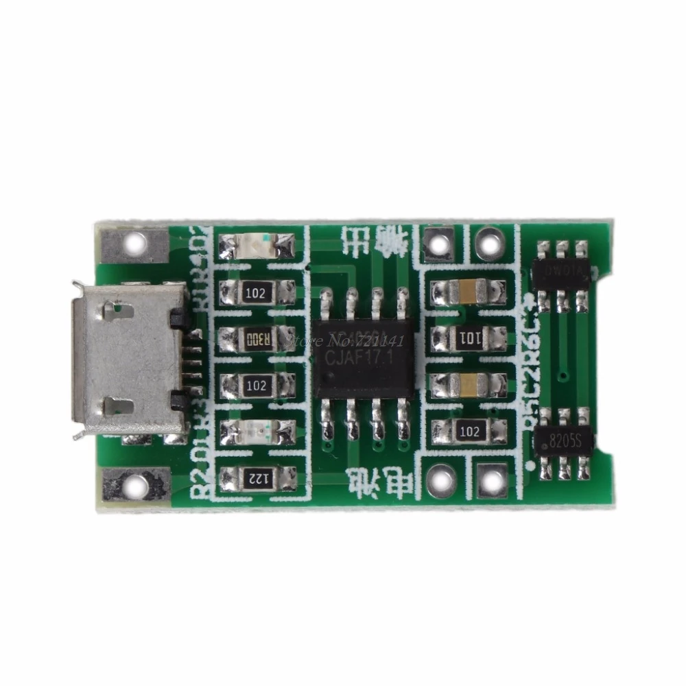 

TP4056 1S 3.7V USB 1A Lithium Lipo 18650 Battery Charging Protection Module Integrated Circuits