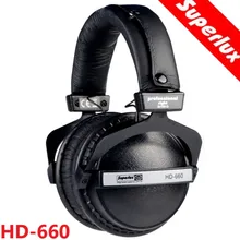 Superlux HD660 закрытые динамические стерео наушники Профессиональная Студия DJ мониторинг HIFI наушники с шумоподавлением гарнитура