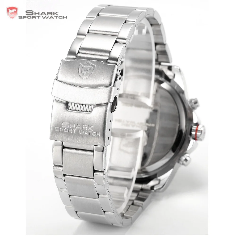 Mako SHARK Sport Watch Luxury Blue Men's Digital LED Date Alarm Military Electronics Steel Strap Wrist Watches Hot Clock /SH002 Mako SHARK Sport Watch Luxury Blue Men's Digital LED Date Alarm Military Electronics Steel Strap Wrist Watches Hot Clock /SH002