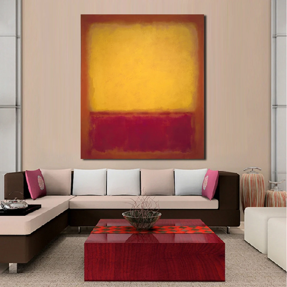 JQHYART Mark Rothko картина маслом в классическом стиле настенное искусство картина домашний декор холст печать Гостиная Современная без рамки