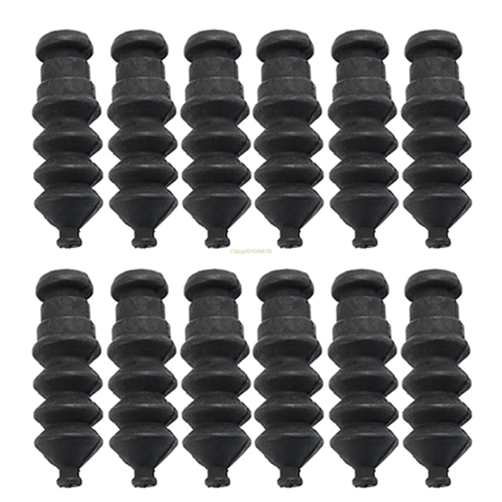 

2018 12 Pieces Waterproof Push Rod Rubber Seal Bellow Normal Size 37mm For RC Boat Black JUL27_32