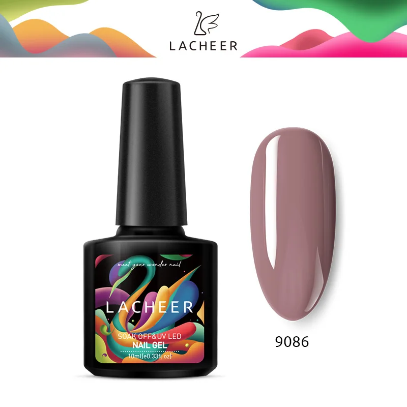 

Lacheer Semi Permanent UV Gel Polish Soak Off Long Lasting Led Nail Gel Varnish Nail Art Design UV Gel Nail Polish Free Shipping